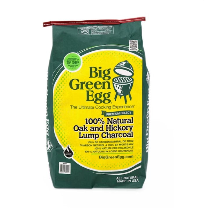 Big Green Egg Premium 100% Natural Oak & Hickory Lump Charcoal x10 Bags