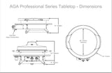 Aga Professional Series Freestanding Tabletop