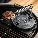 Big Green Egg Cast Iron Burger Grill Press