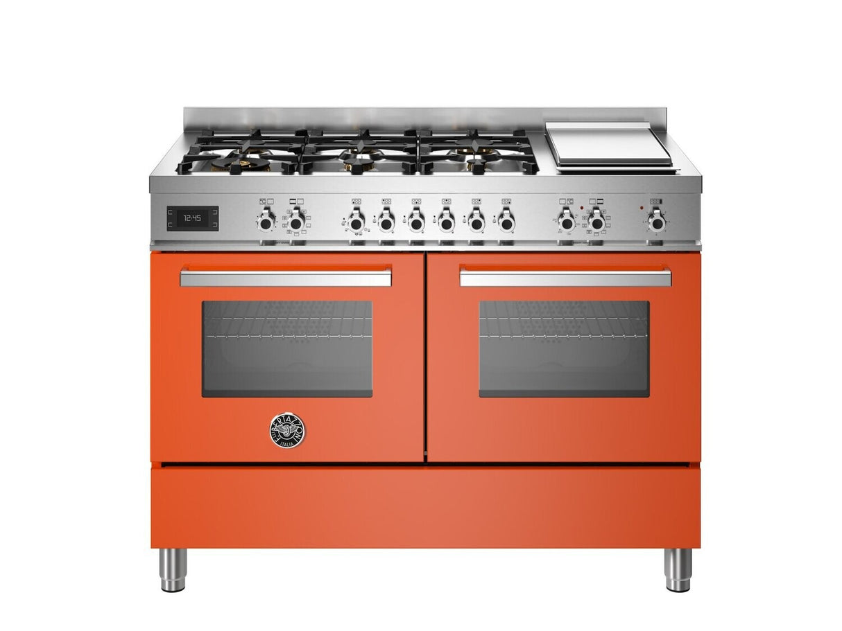 Bertazzoni Professional 120 cm 6-burner + griddle, Electric Double Oven EX DISPLAY