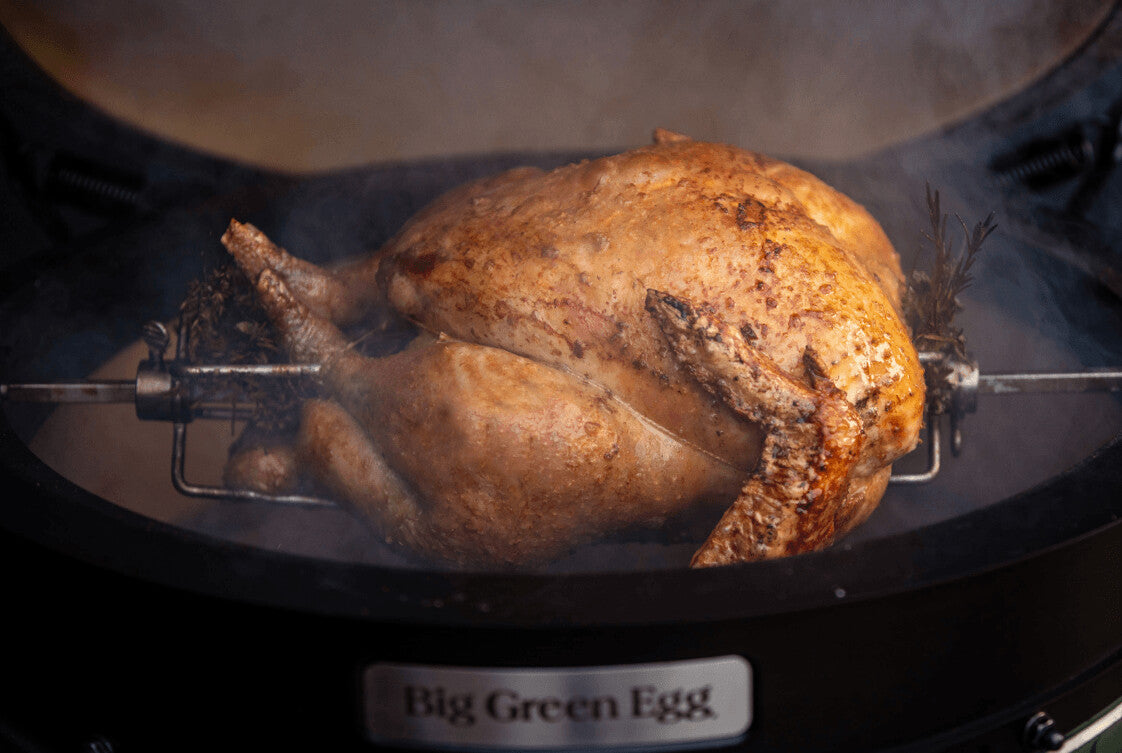 The Big Green Egg Rotisserie