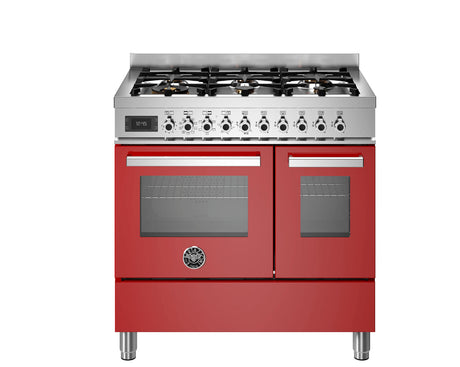 Bertazzoni Professional 90cm 6-Burner Electric Double Oven Cooker