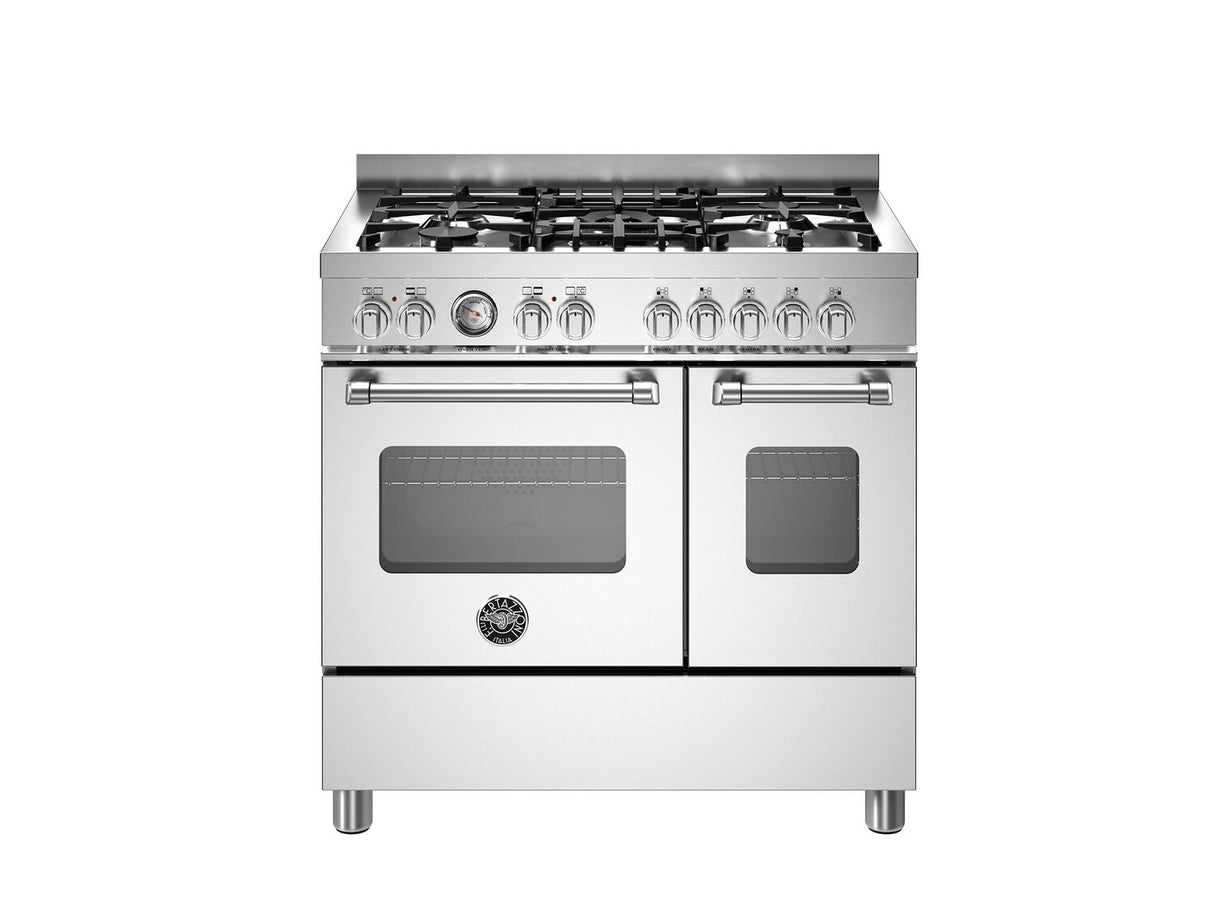 Bertazzoni Master 90cm 5-Burner Electric Double Oven