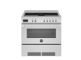 Bertazzoni Professional 90cm Air-Tec Cooker with Induction Top and Integrated Hood, Electronic Oven