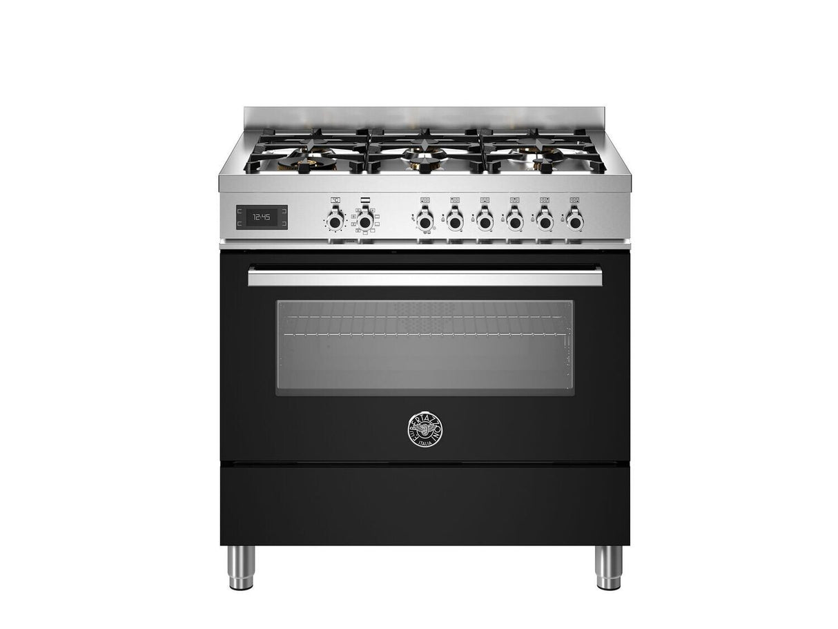 Bertazzoni Professional 90cm 6-Burner, Electric Oven