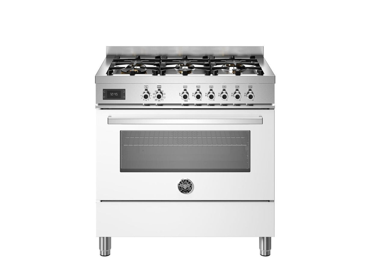 Bertazzoni Professional 90cm 6-Burner, Electric Oven