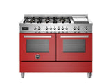 Bertazzoni Professional 120 cm 6-burner + griddle, Electric Double Oven