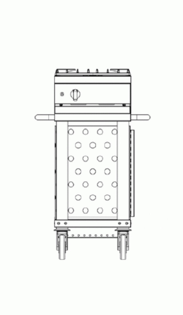 Open’Cook 5kW Burner Mobile Hob Module