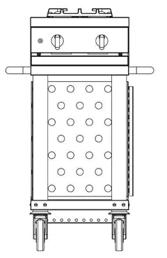 Open’Cook 2 Burner Mobile Hob Module