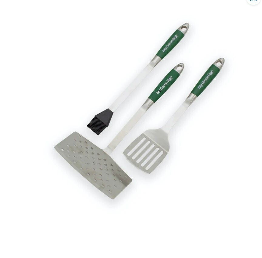 Big Green Egg Stainless Steel Custom BBQ Tool Set