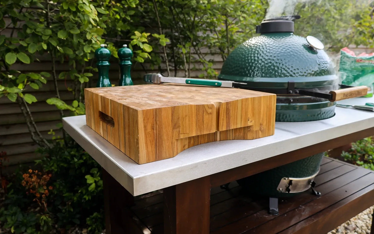 Big Green Egg Teak Butchers Block