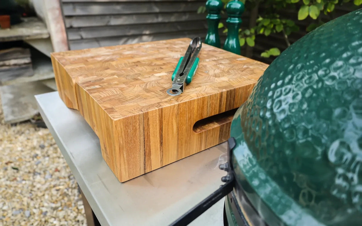 Big Green Egg Teak Butchers Block