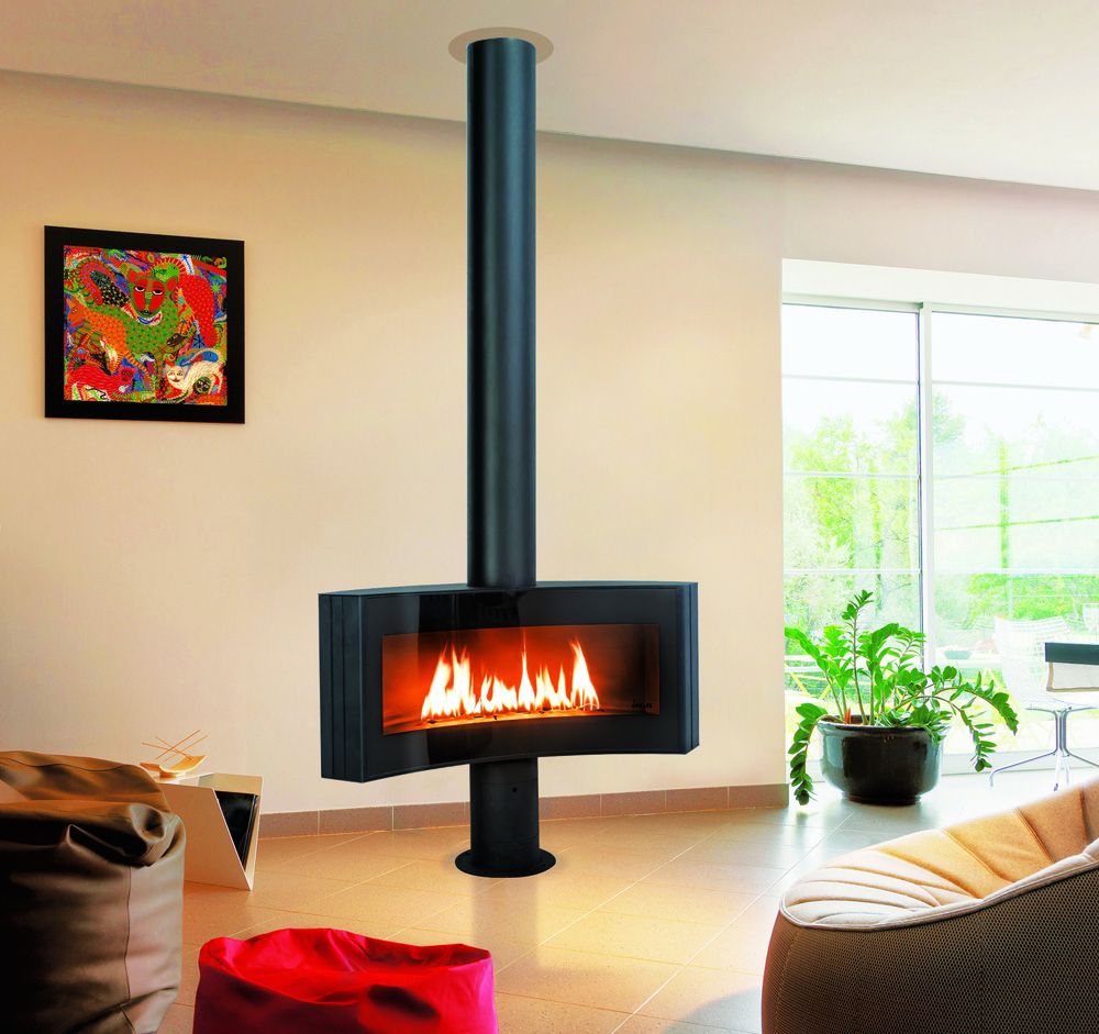 Curvifocus Gas Burning Fire