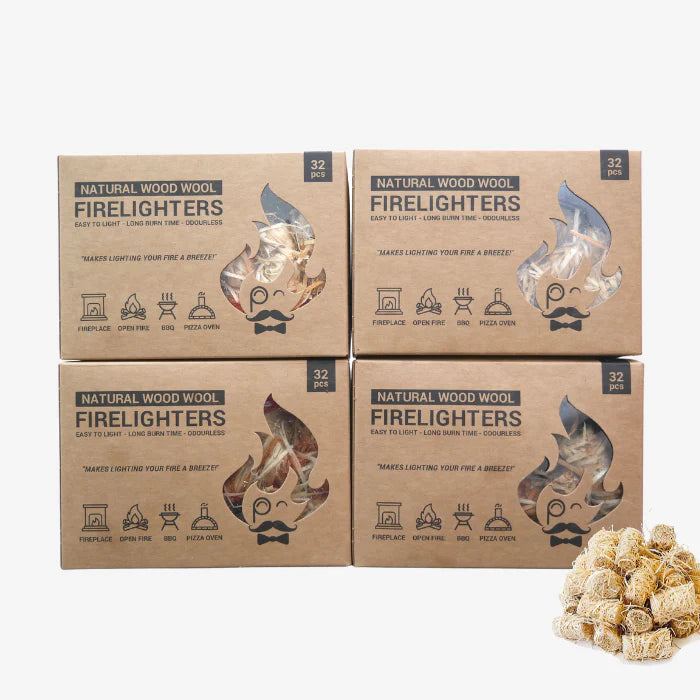 Kindling Cracker Natural Firelighters 4 Pack